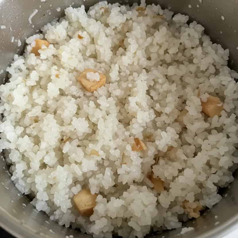 Arroz com bacon