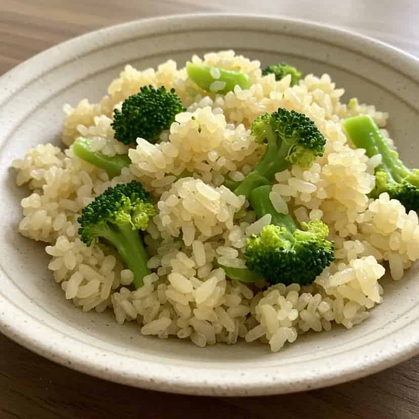 Arroz com Brócolis e Açafrão