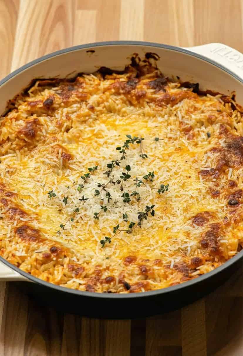 Arroz de Forno à Parmegiana