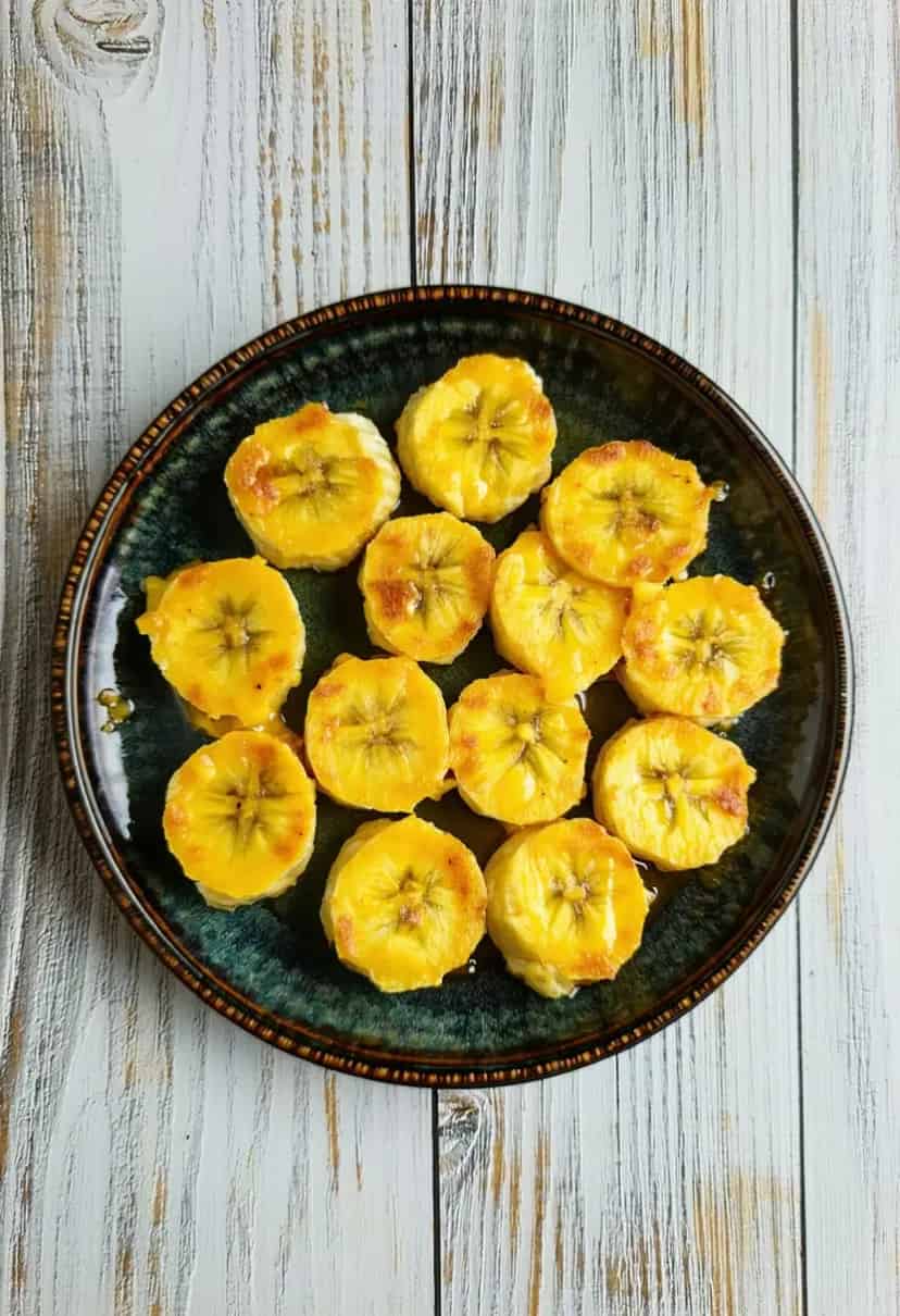 Banana da Terra Frita com Queijo