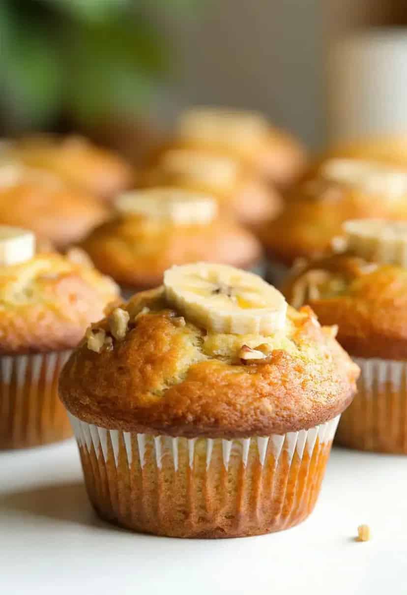 Muffins de Banana e Nozes