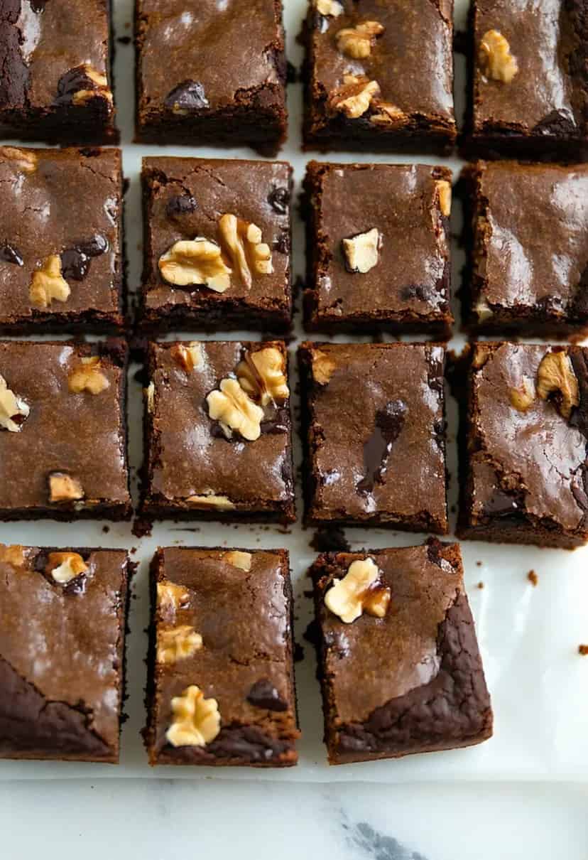 Barras de Brownie de Banana