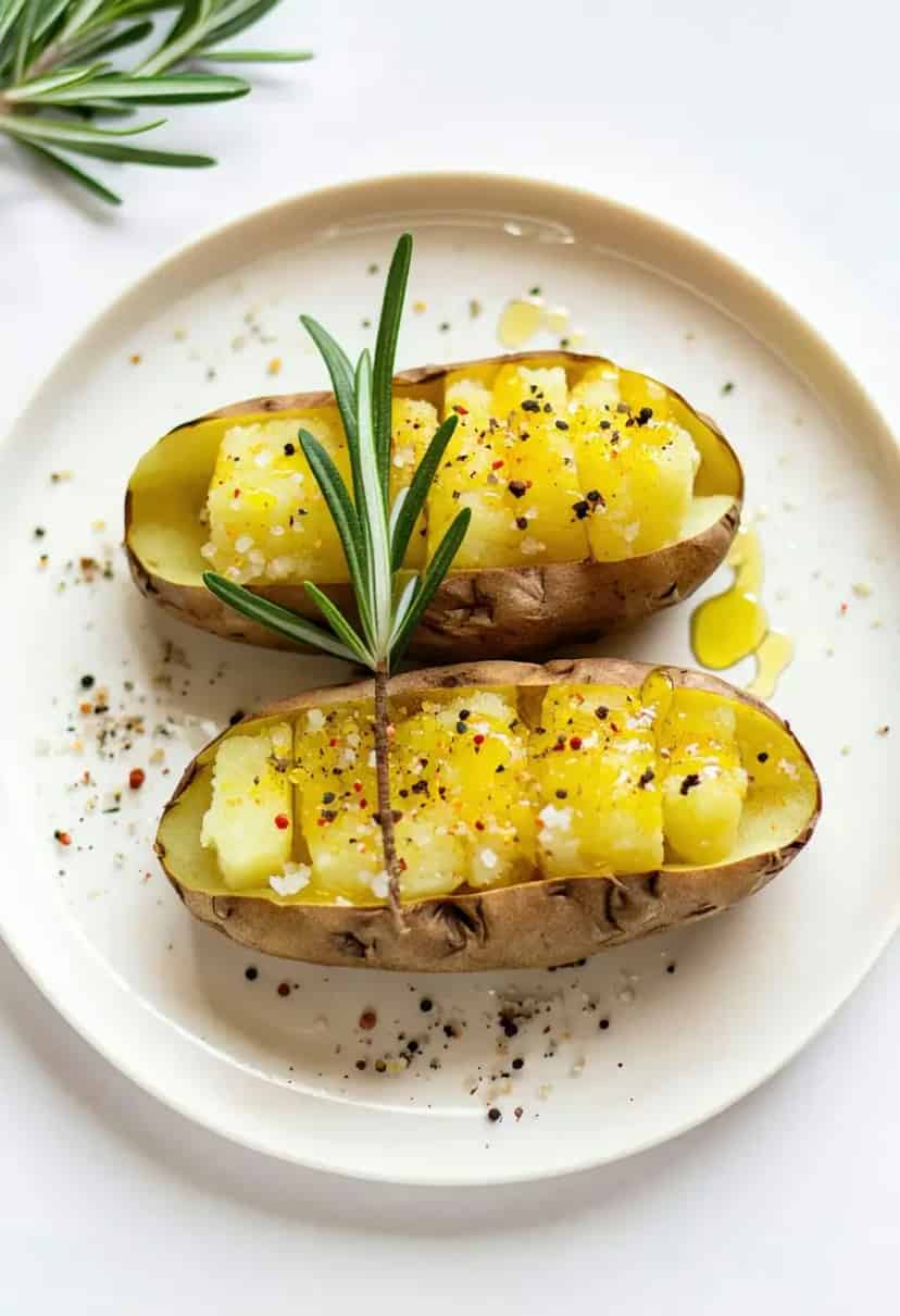 Batata Assada no Microondas