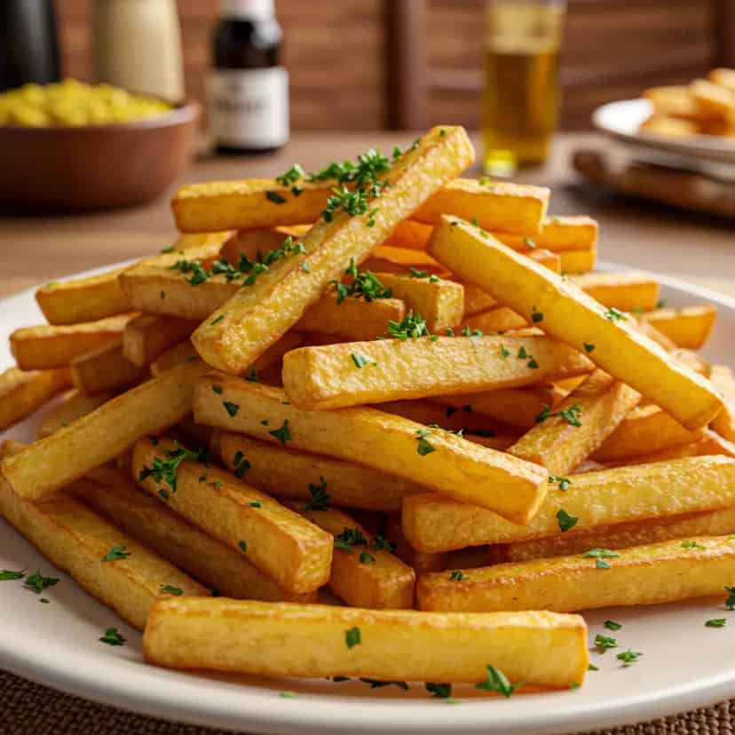 Batata frita sem fritar