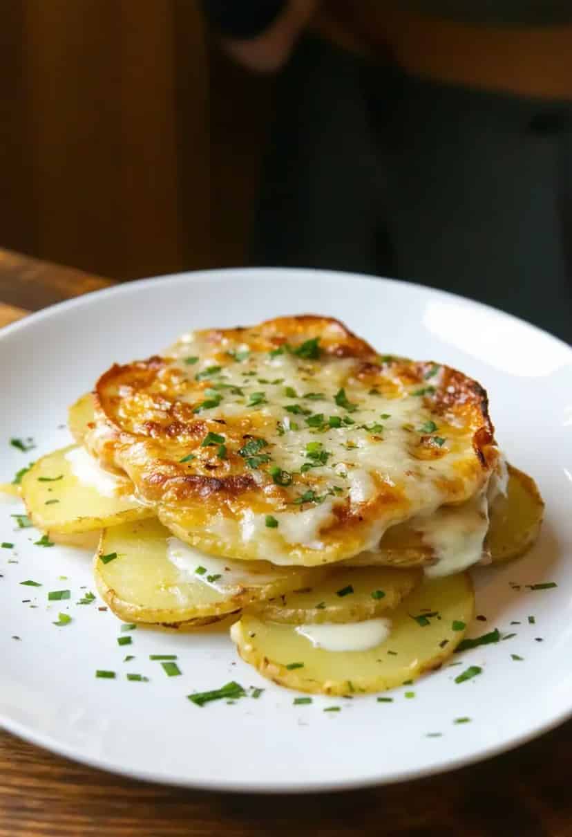 Batata Gratinada com Queijo
