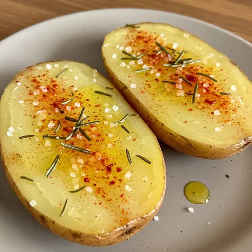 Batata rápida de microondas