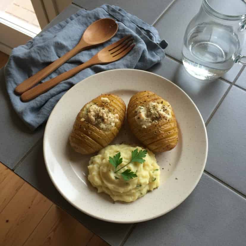 Batatas Recheadas com Frios