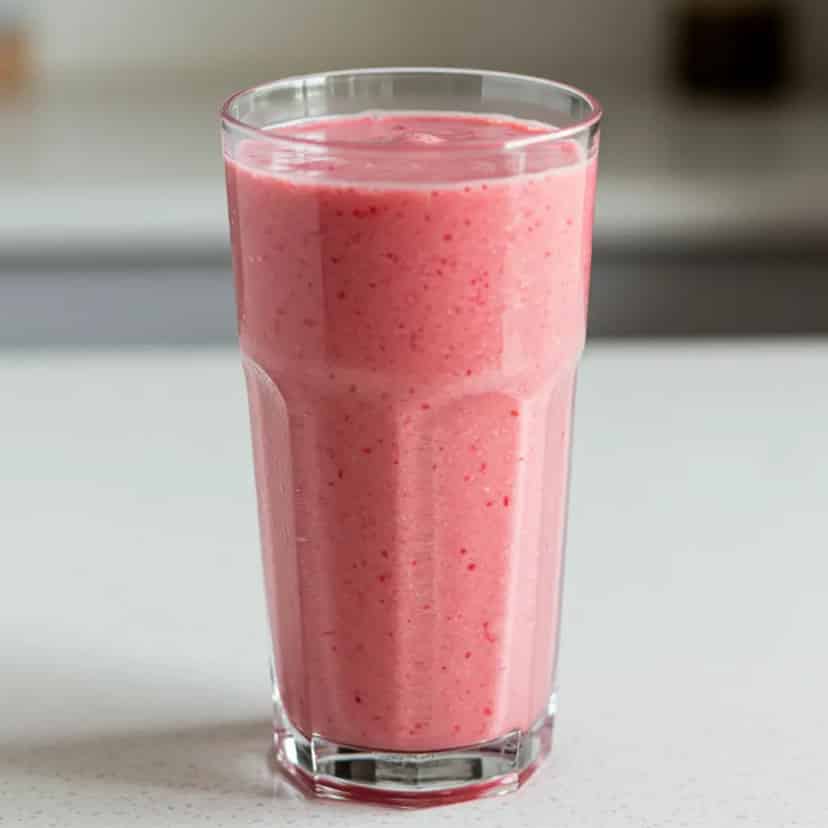 Batida Refrescante de Morango