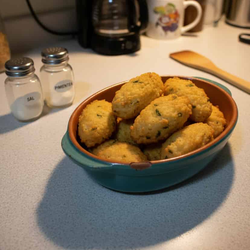 Bolinho de arroz assado fácil