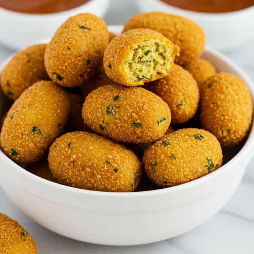 Bolinho de Arroz Frito na Airfryer