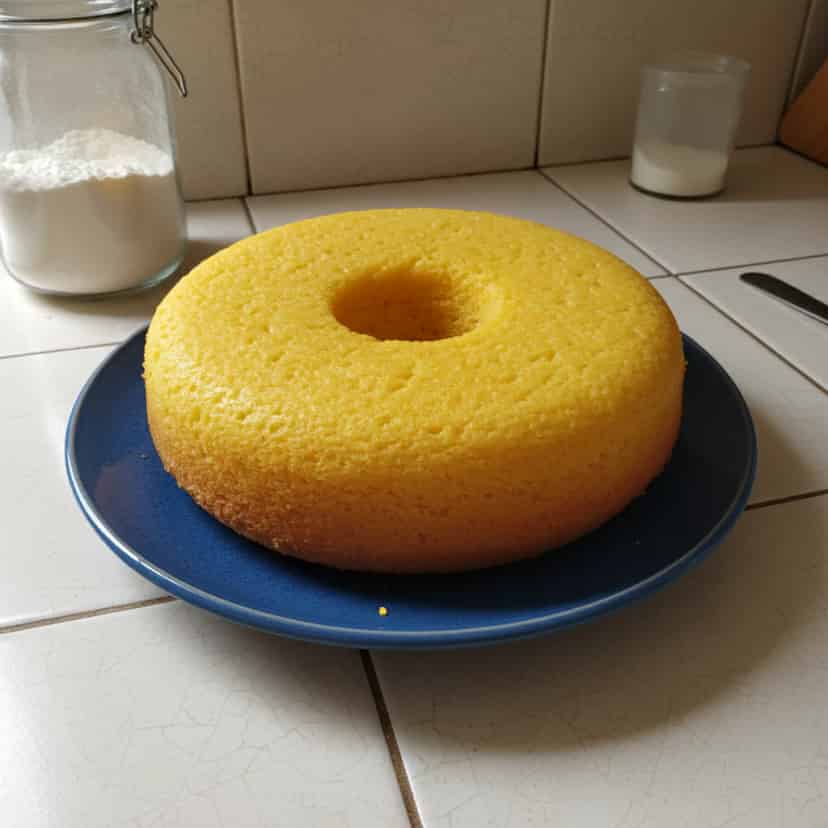 Bolo cremoso de fubá