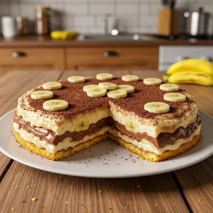 Bolo de Banana sem Assar