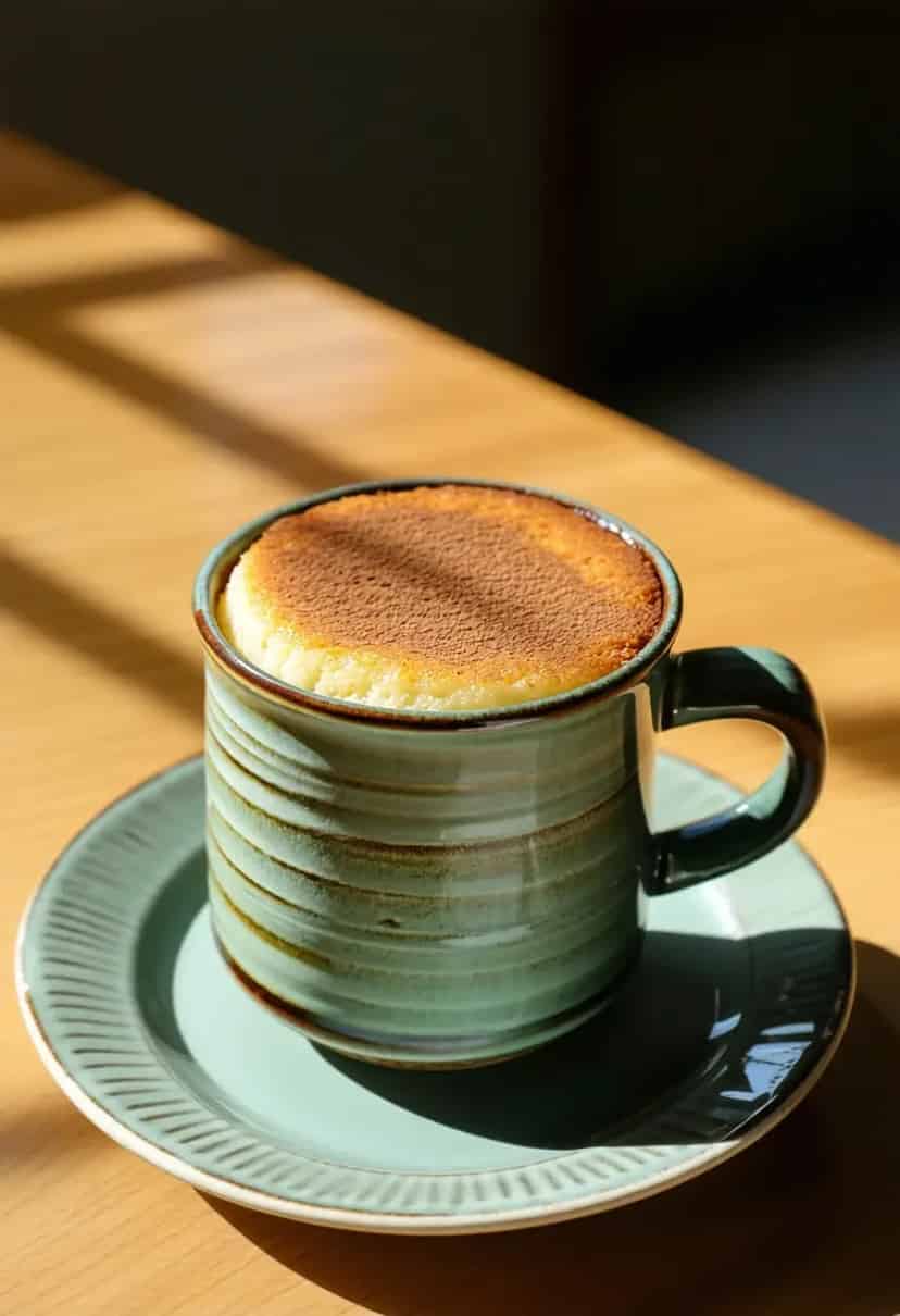 Bolo de Caneca de Banana de Microondas