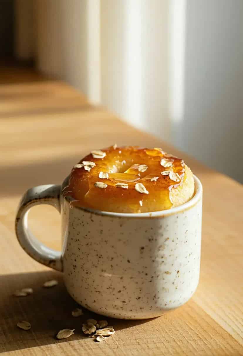 Bolo de Caneca de Banana Fit