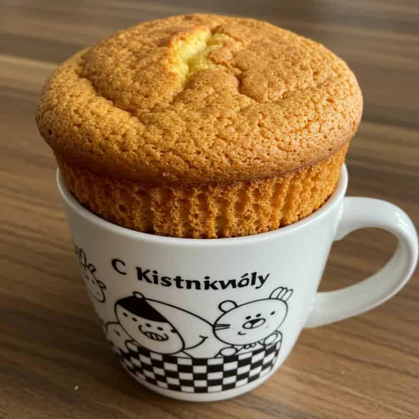 Bolo de caneca de forno