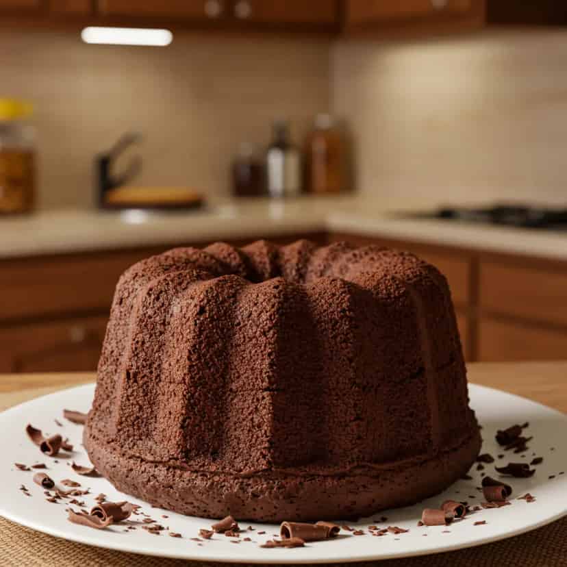 Bolo de chocolate muito fofo