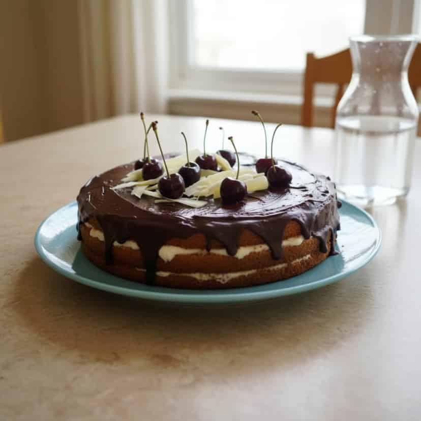 Bolo de chocolate trufado