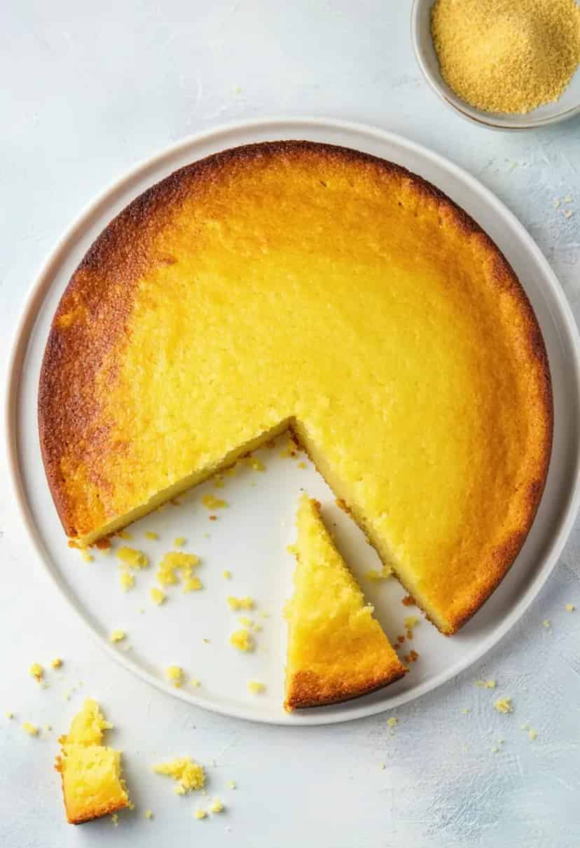Bolo de Fubá Cremoso Tradicional