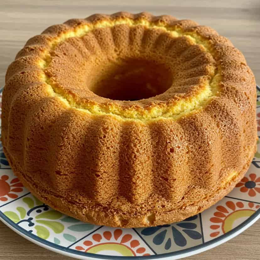 Bolo de laranja com casca da Elena