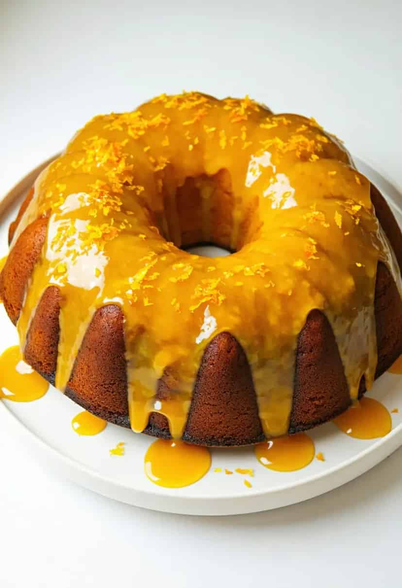 Bolo de Laranja com Cobertura