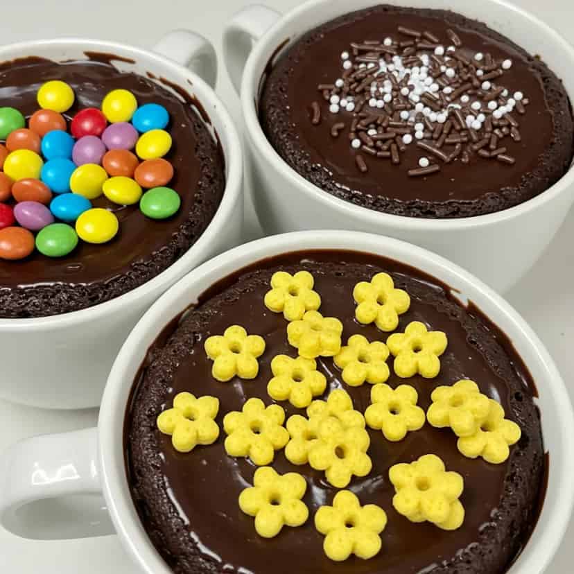 Bolo de micro-ondas