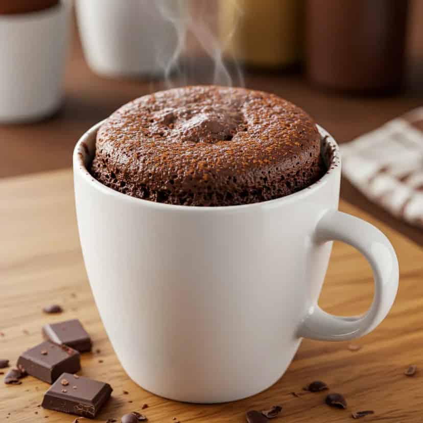 Bolo na caneca fácil