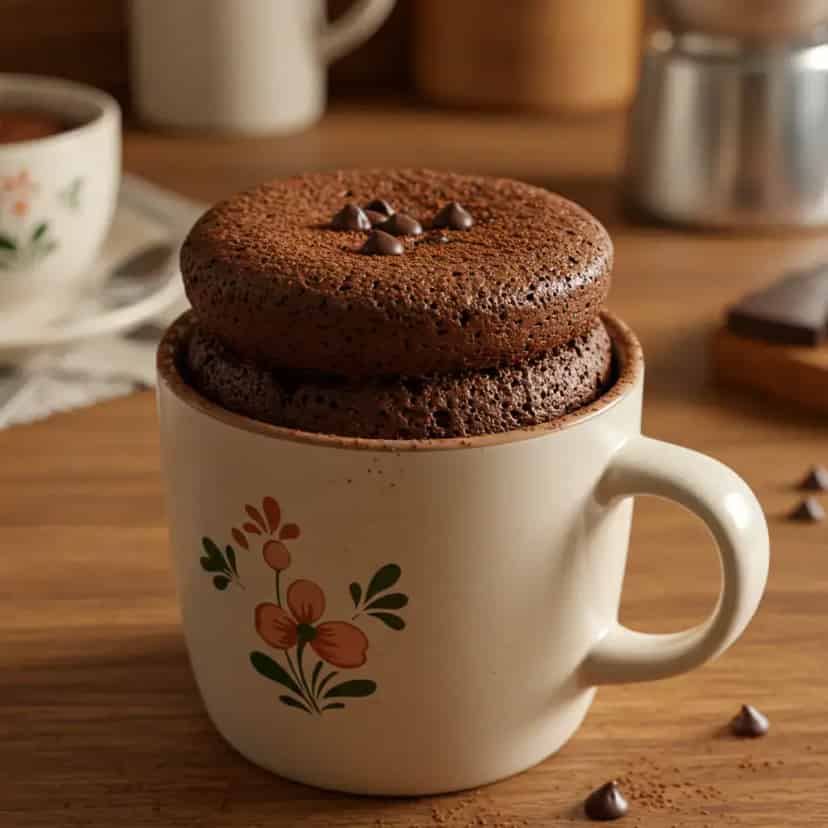 Bolo na caneca