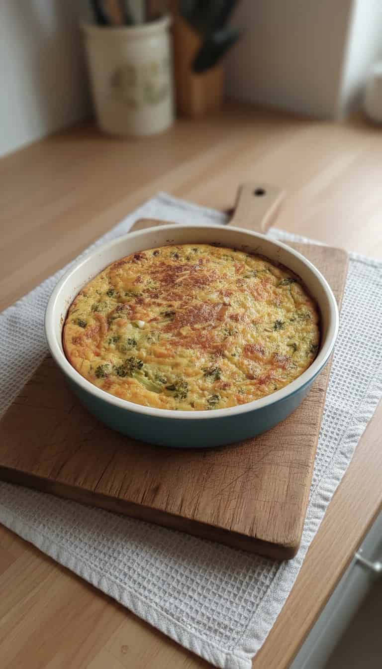 Bolo salgado de couve-flor
