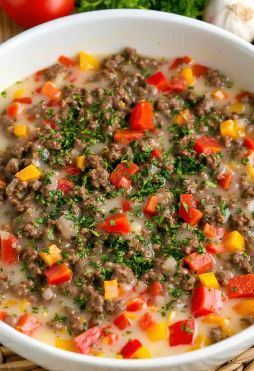 Bowl Proteico de Carne Moída e Creme