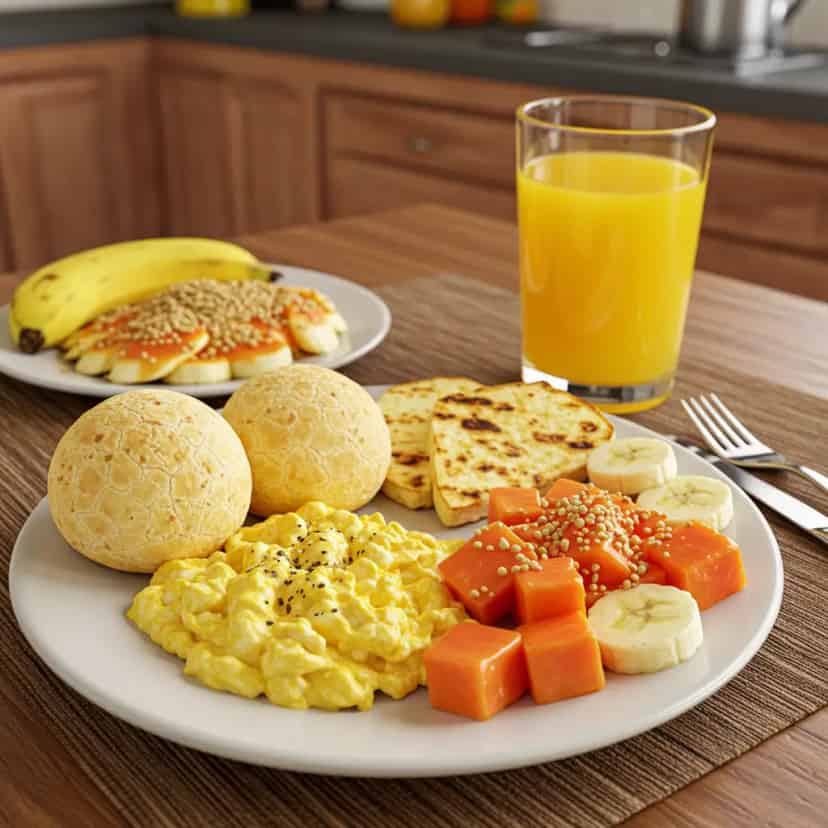 Brunch de Café da Manhã Brasileiro