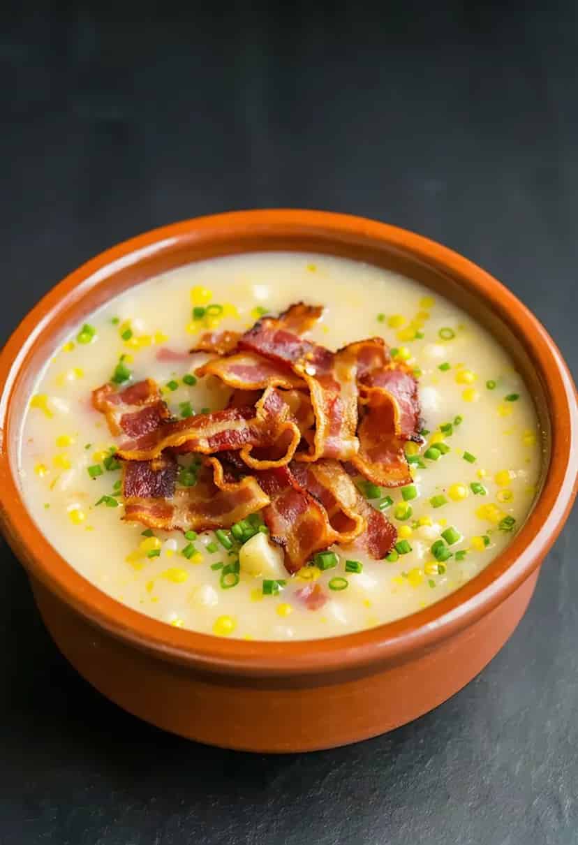 Caldinho de Mandioca com Bacon
