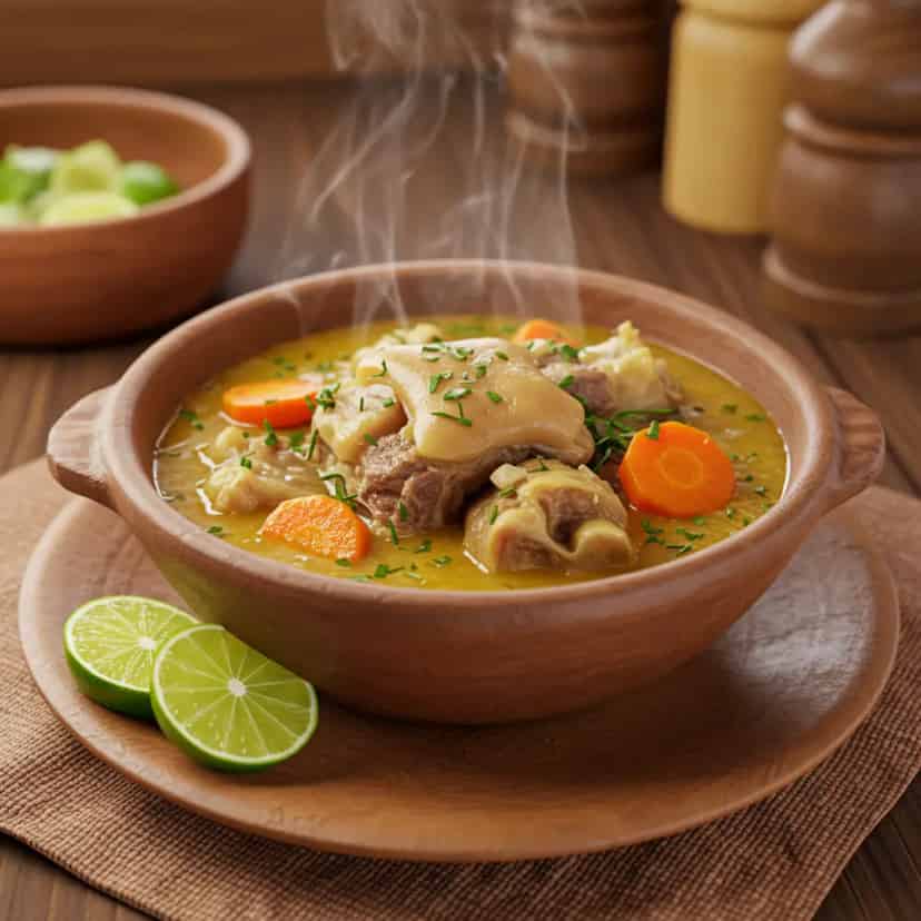 Caldo de mocotó tradicional