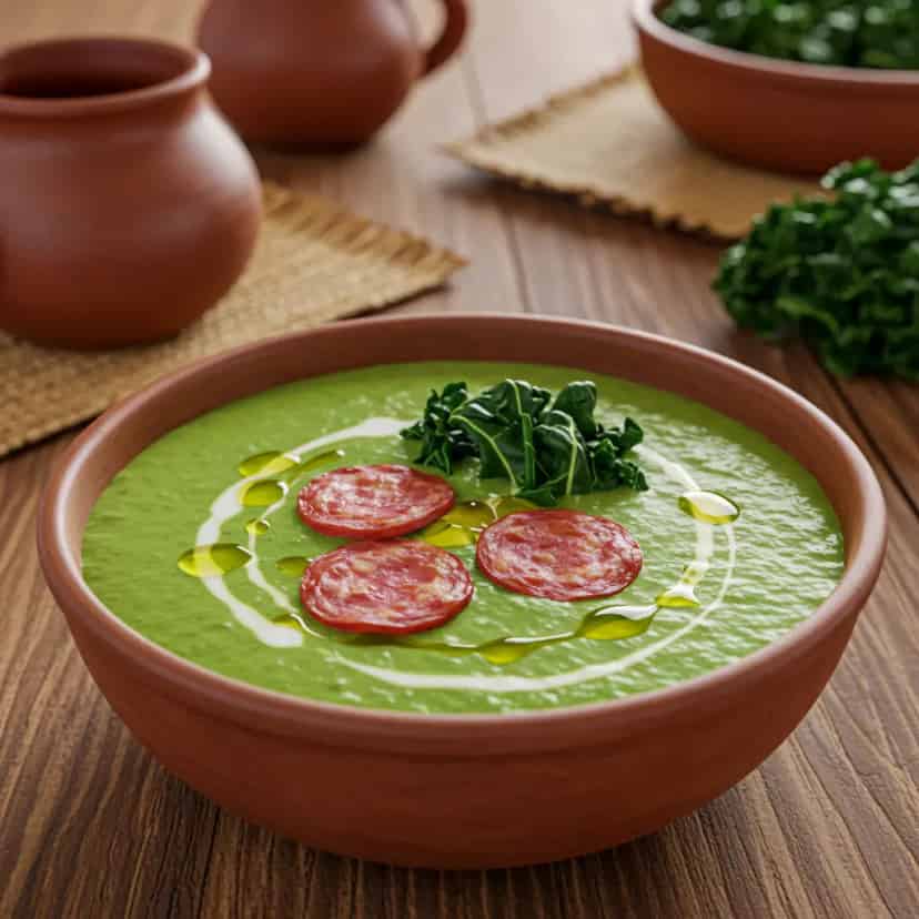 Caldo verde super gostoso