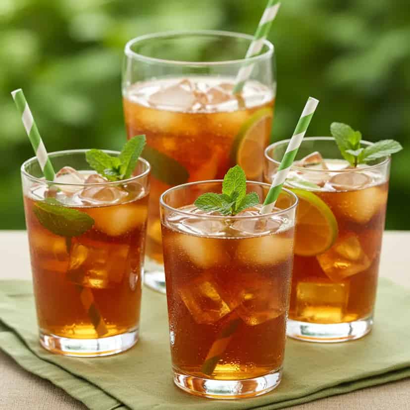 Chá Mate Refrescante com Limão