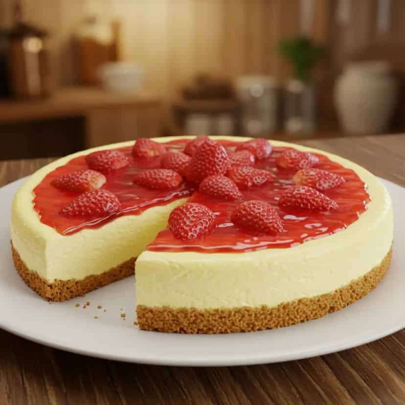 Cheesecake de morango