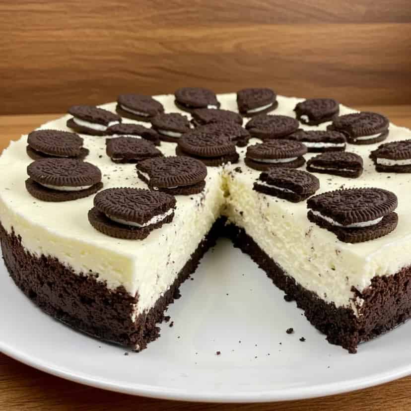 Cheesecake de Oreo super fácil