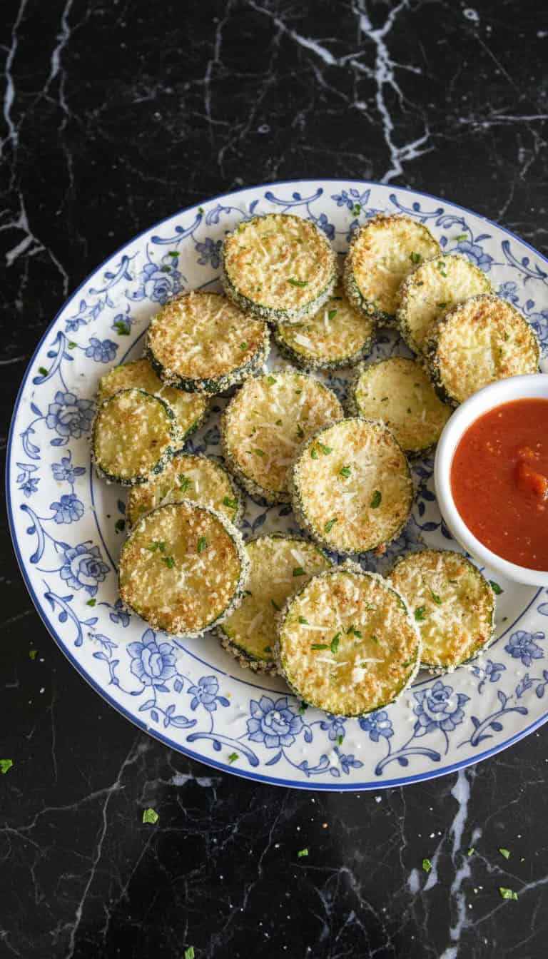 Chips de Abobrinha Assados