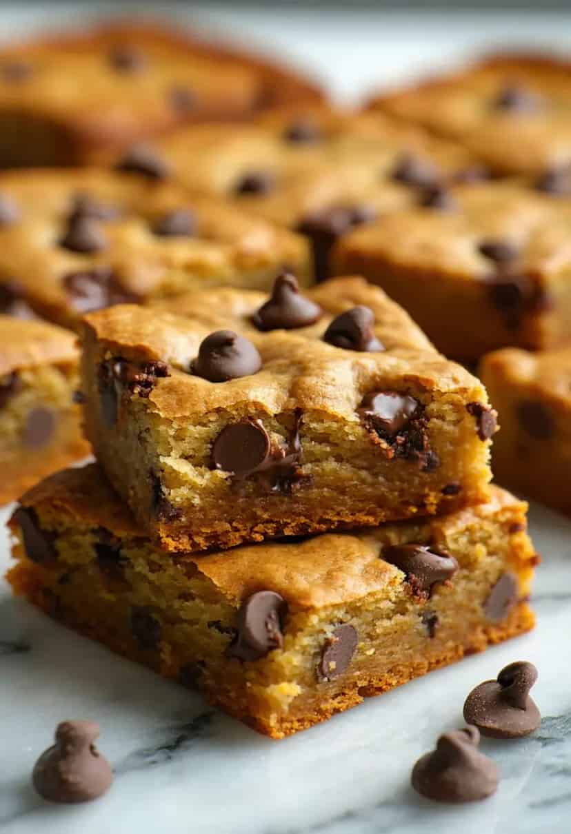 Blondies de Chocolate