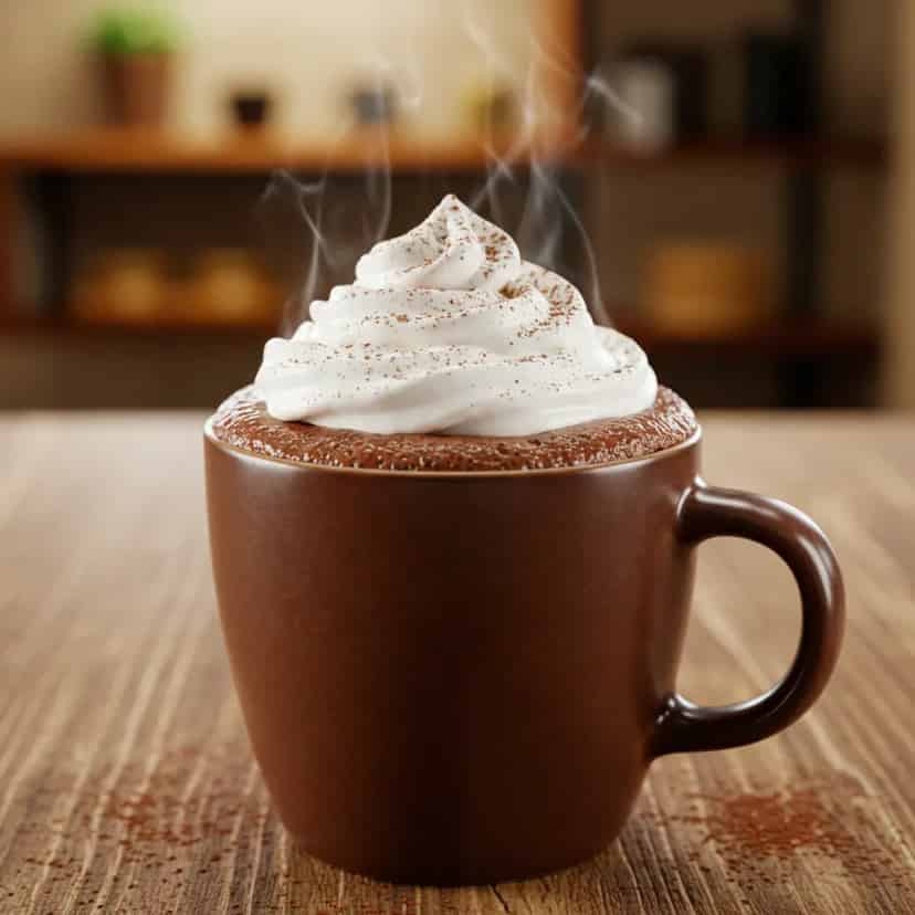 Chocolate Quente bem achocolatado