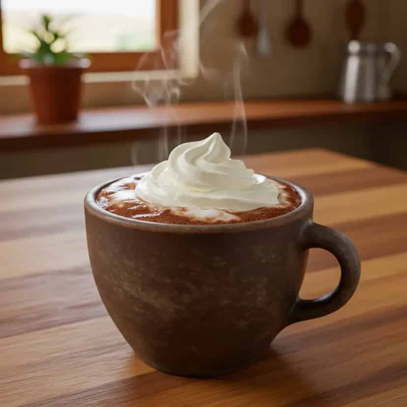 Chocolate quente cremoso