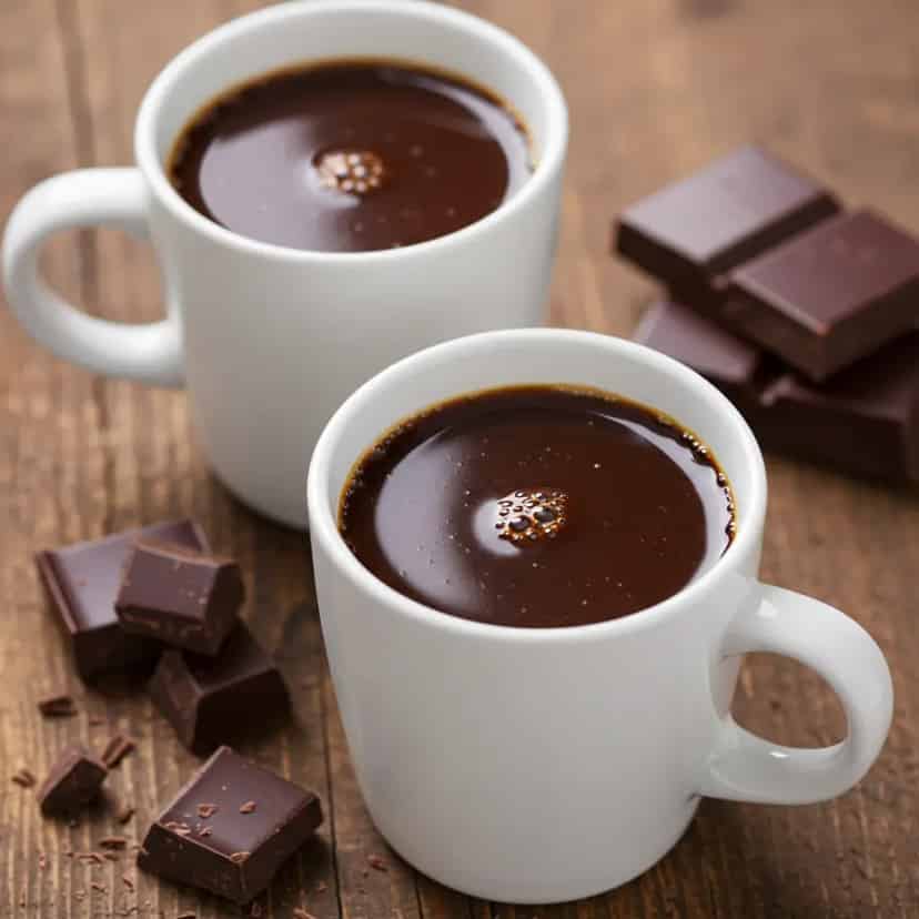 Chocolate quente cremoso