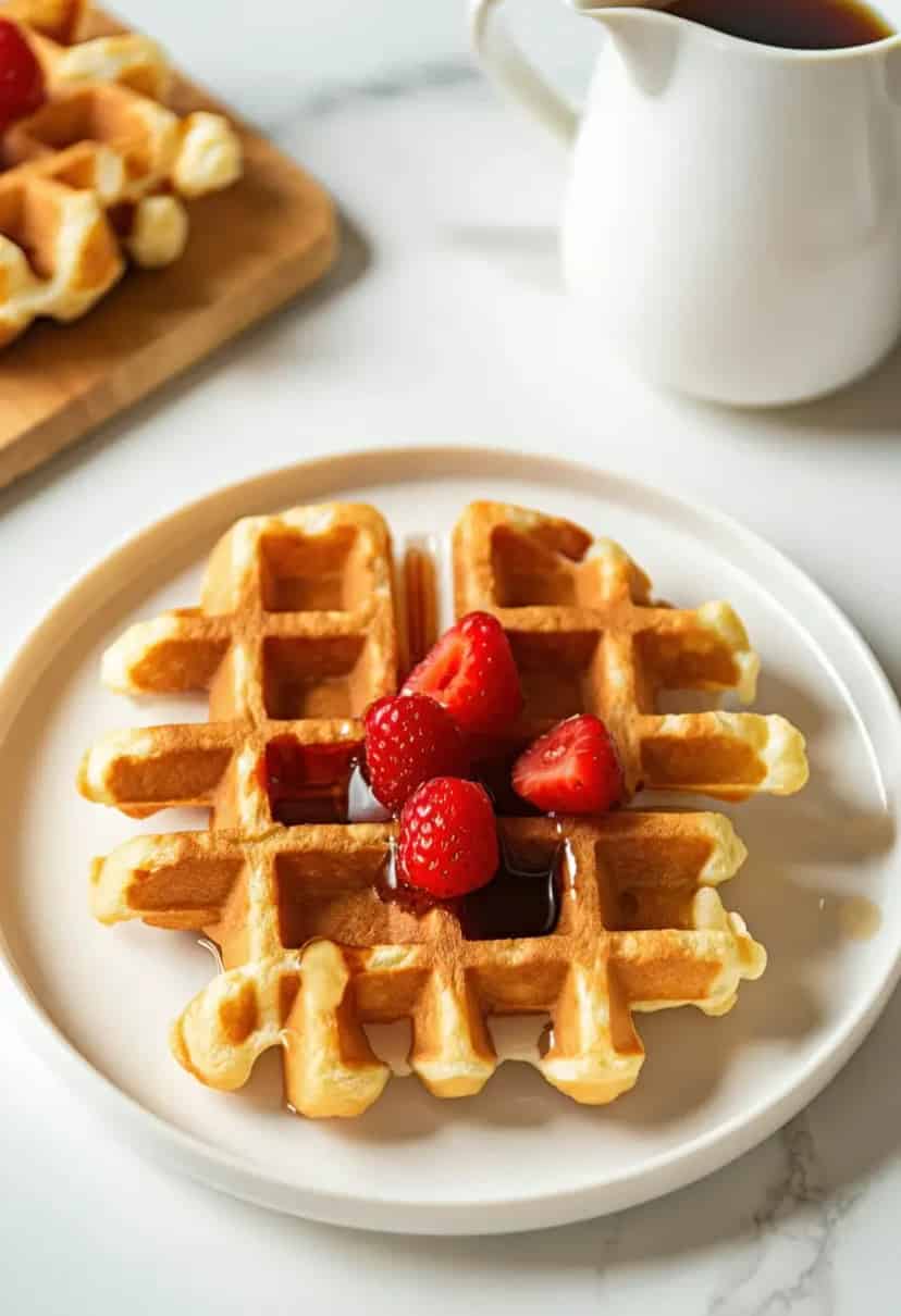 Waffles Clássicos de Leite Azedo