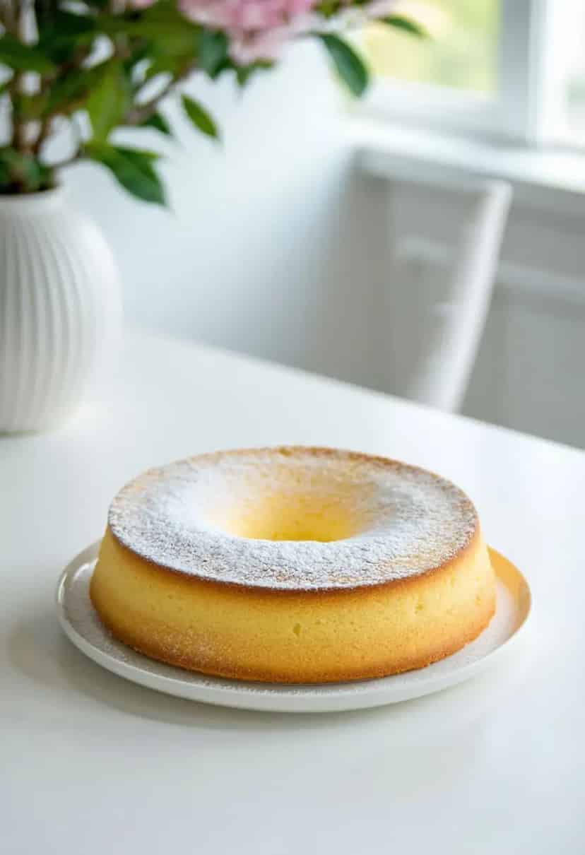 Bolo Esponja Clássico de Baunilha