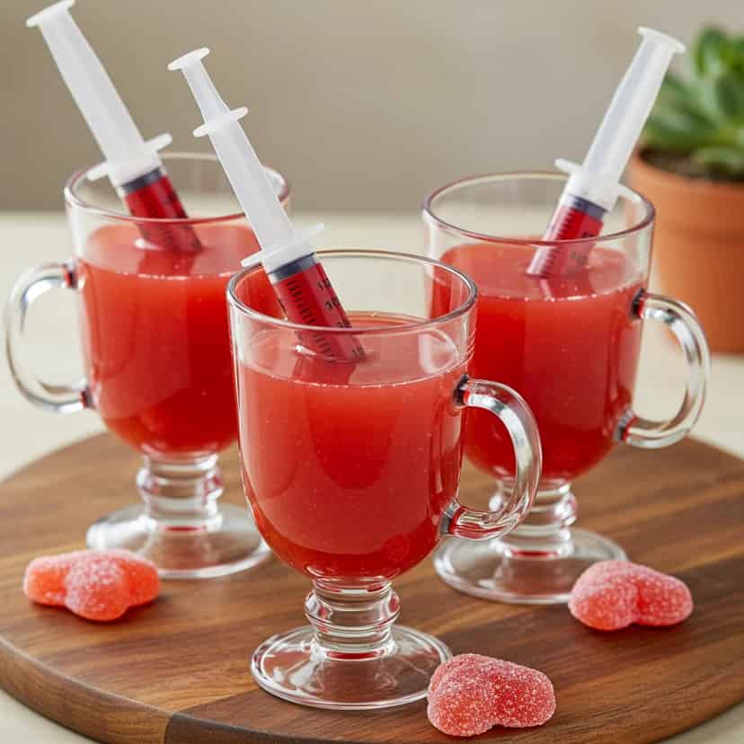 Cocktail Drácula: Sangria de Groselha