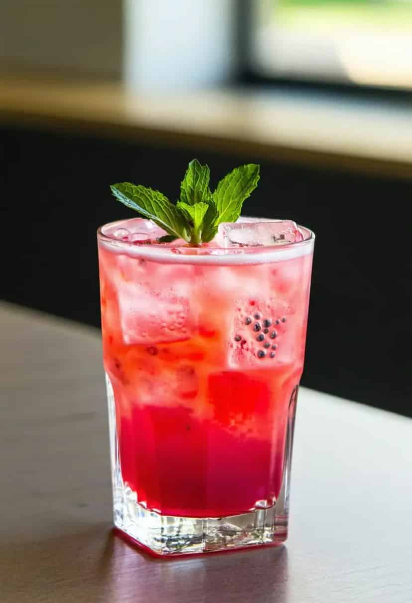 Coquetel de Pitaya com Vodka