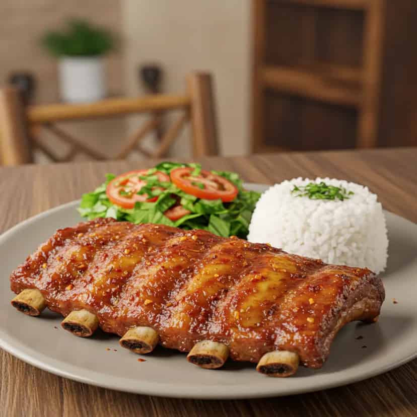 Costela de porco ao forno