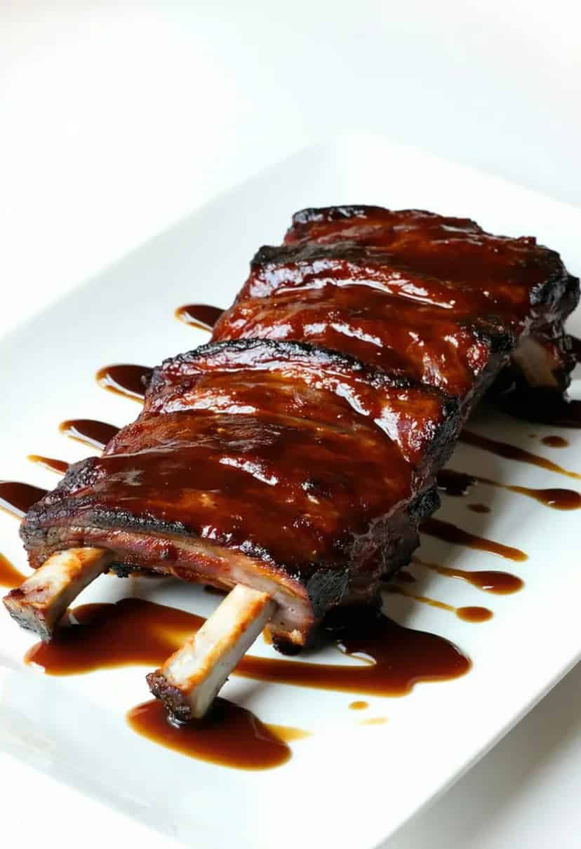 Costelinha de Porco com Molho Barbecue