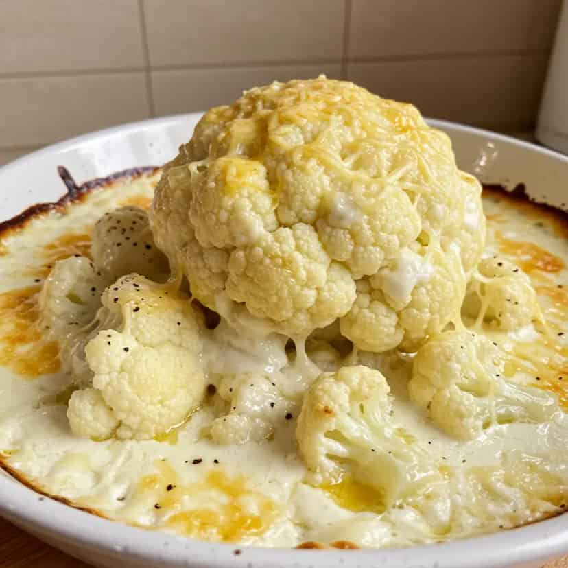 Couve-flor ao creme branco