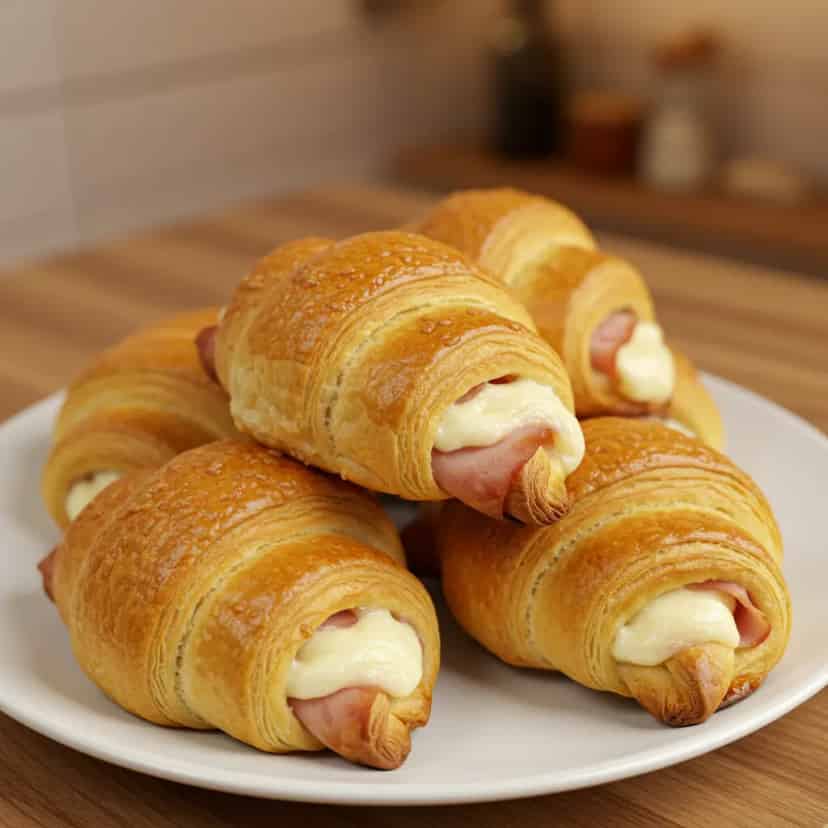 Croissant de Presunto e Queijo