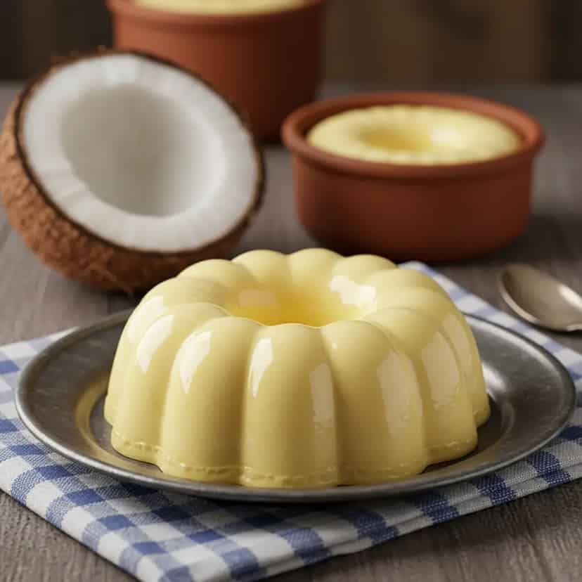 Cuscuz Cremoso de Tapioca com Coco